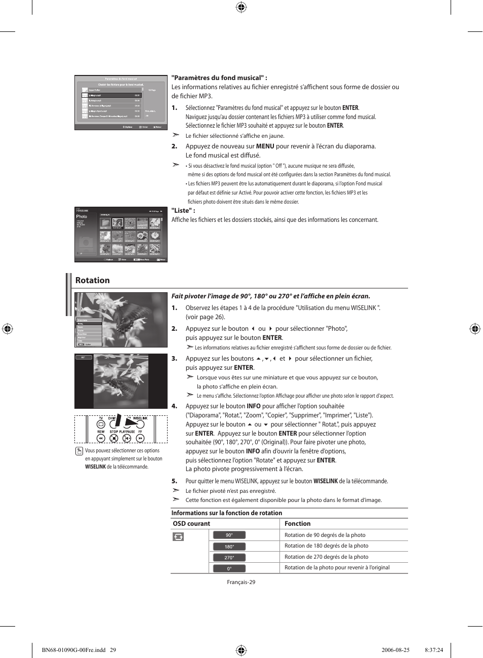 Rotation | Samsung LE40M71B User Manual | Page 76 / 320