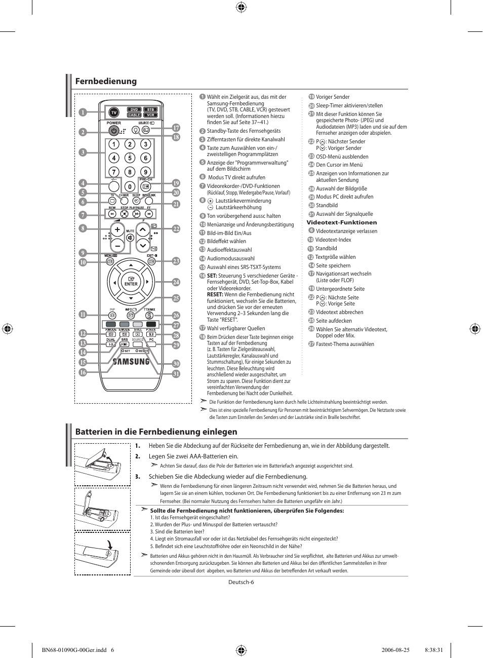 Samsung LE40M71B User Manual | Page 98 / 320