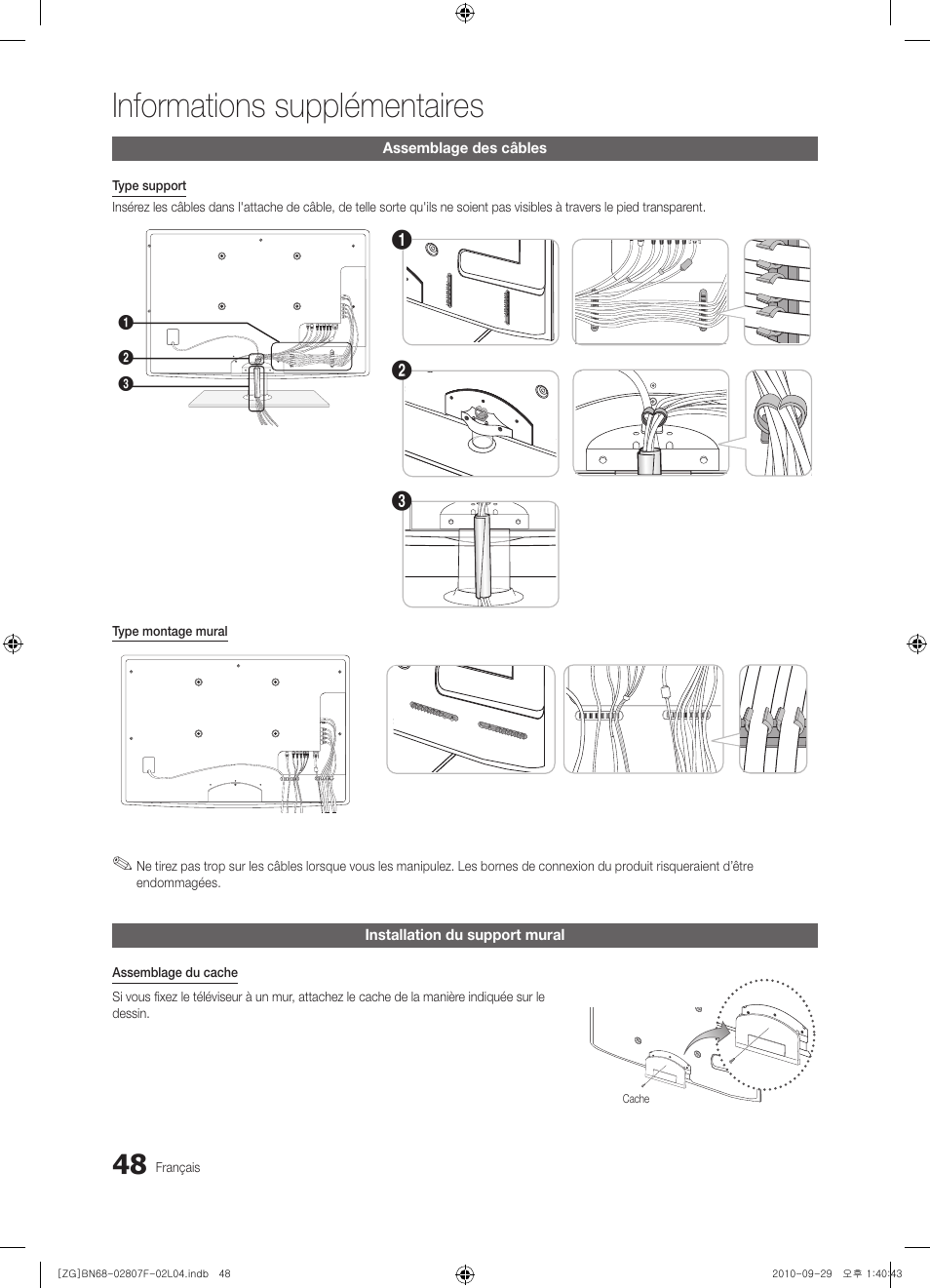 Informations supplémentaires | Samsung PS58C6500TW User Manual | Page 158 / 221
