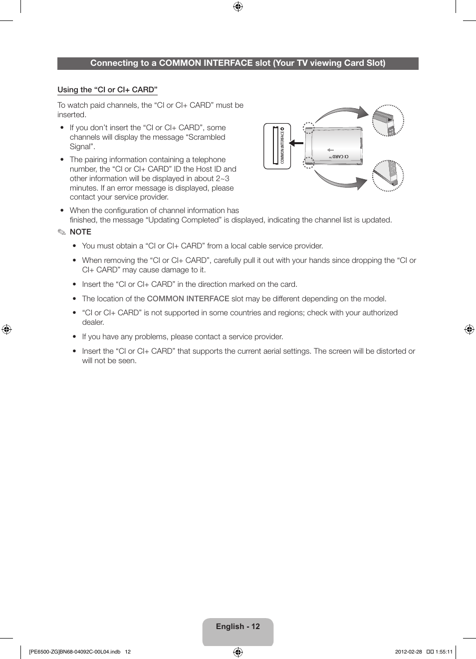 Samsung PS51E6500ES User Manual | Page 12 / 90