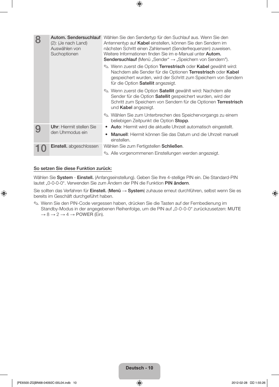 Samsung PS51E6500ES User Manual | Page 32 / 90