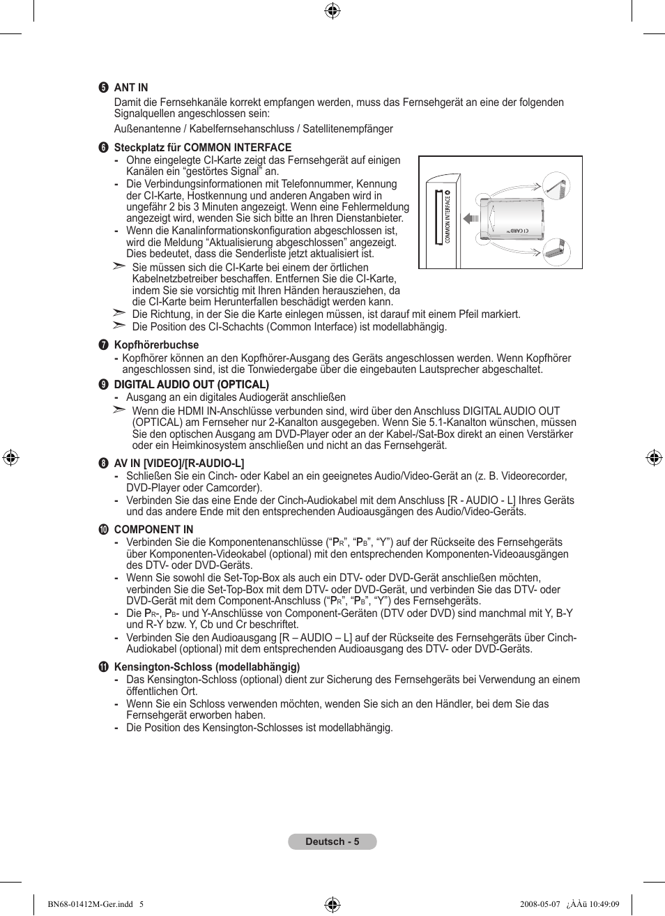 Samsung LE22A656A1D User Manual | Page 107 / 403