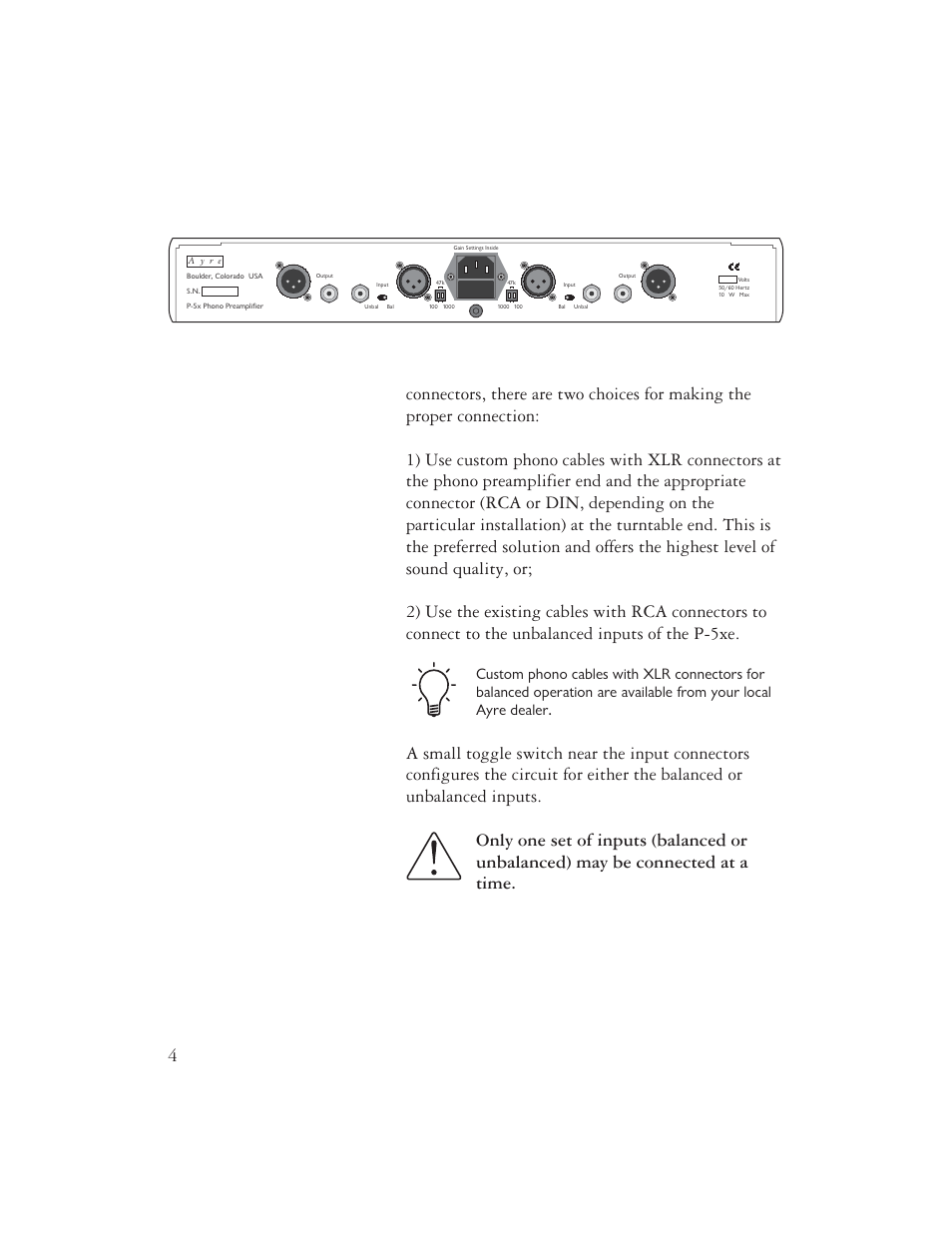 Ayre Acoustics P-5XE User Manual | Page 6 / 24