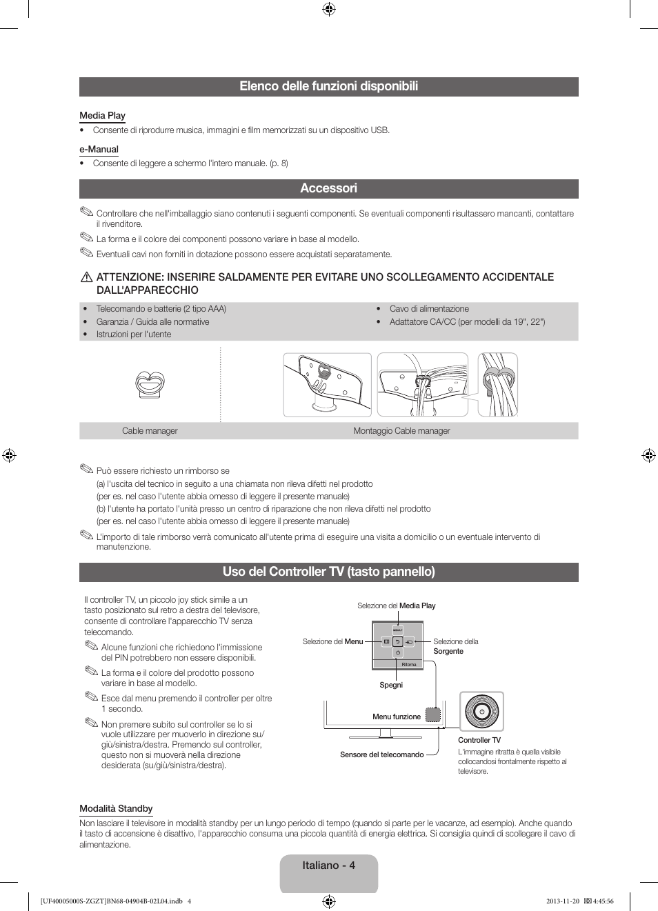 Samsung UE19F4000AW User Manual | Page 52 / 67