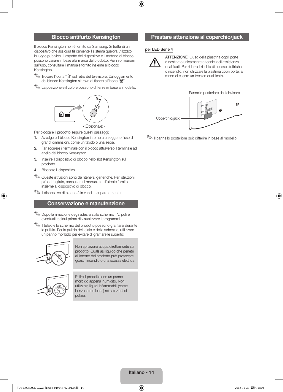 Samsung UE19F4000AW User Manual | Page 62 / 67