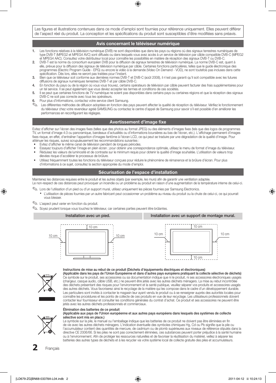 Samsung LE46D679M3S User Manual | Page 110 / 217