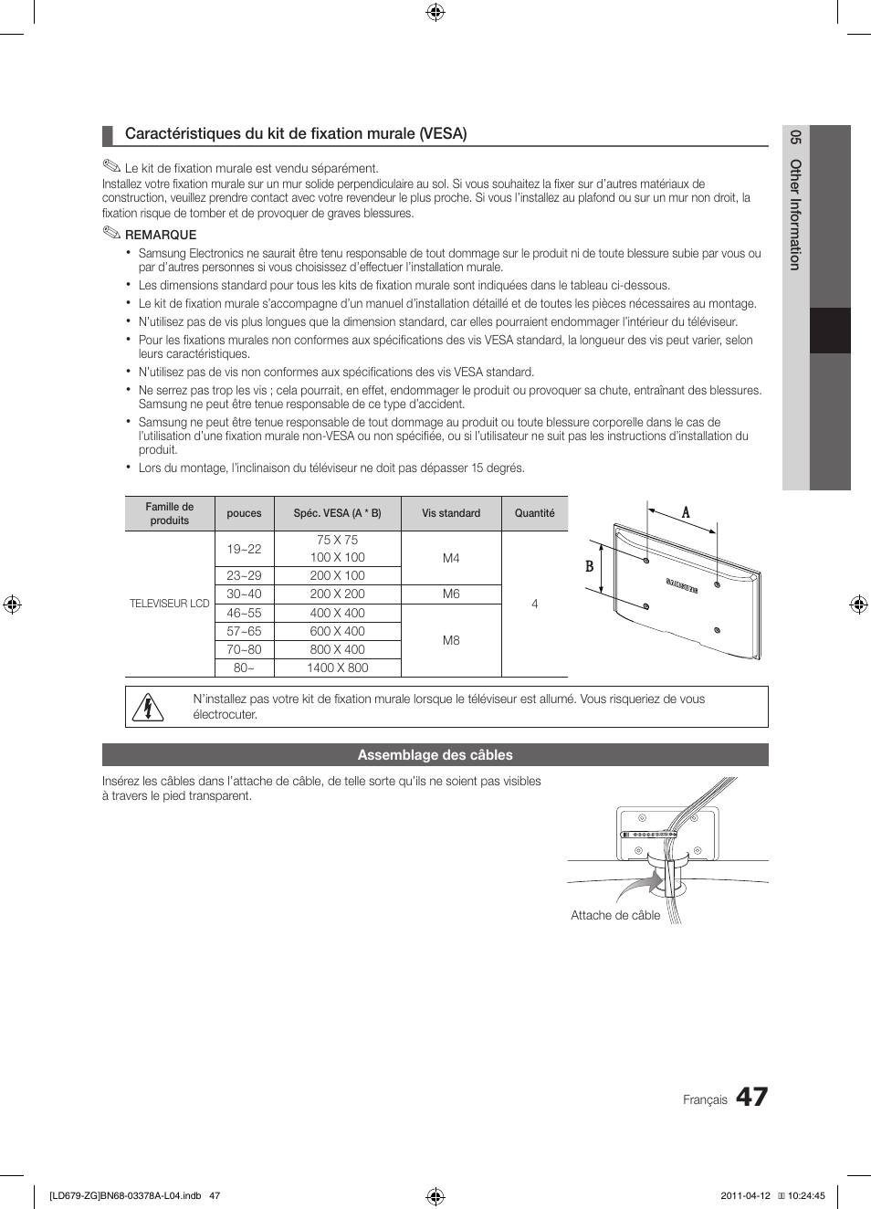 Samsung LE46D679M3S User Manual | Page 155 / 217