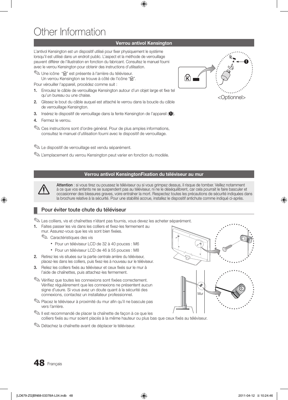 Other information | Samsung LE46D679M3S User Manual | Page 156 / 217