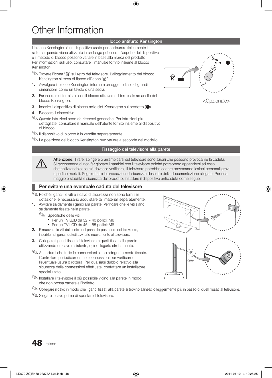 Other information | Samsung LE46D679M3S User Manual | Page 210 / 217