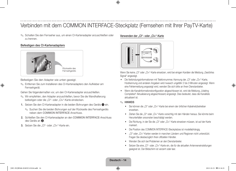Samsung KE55S9CSL User Manual | Page 38 / 97