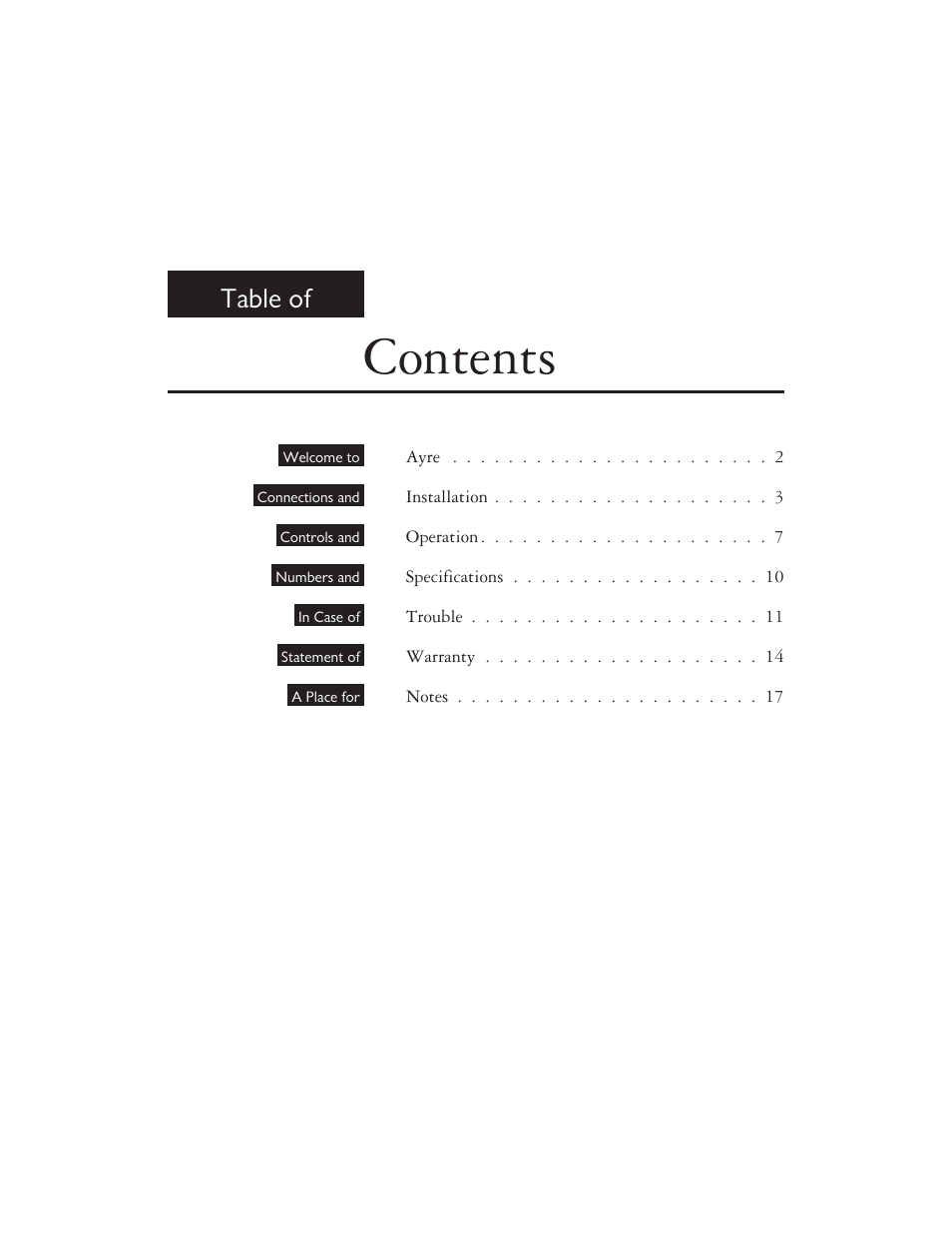 Ayre Acoustics V-5x User Manual | Page 3 / 20