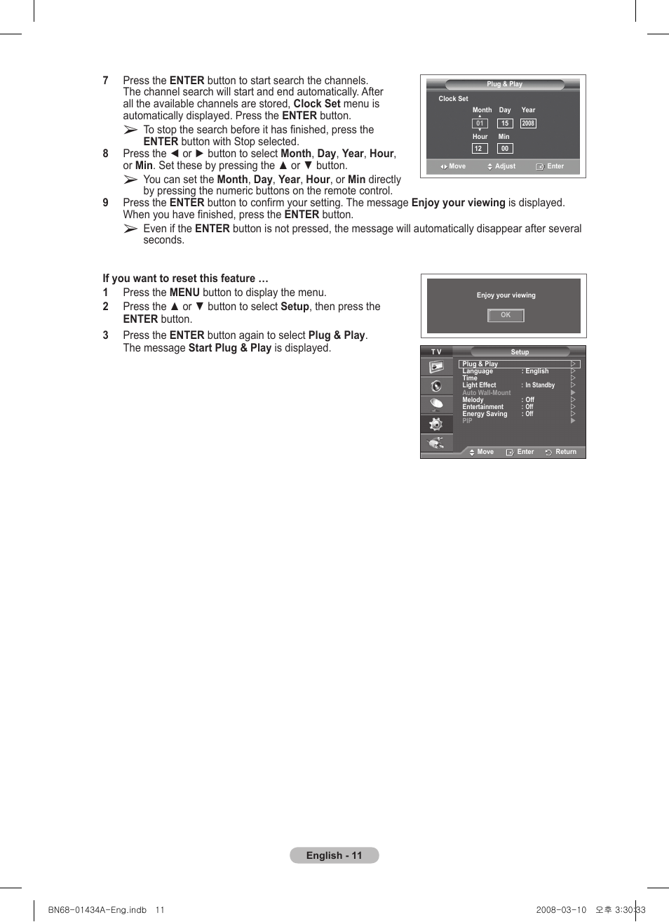 Samsung PS50A551S3R User Manual | Page 11 / 601