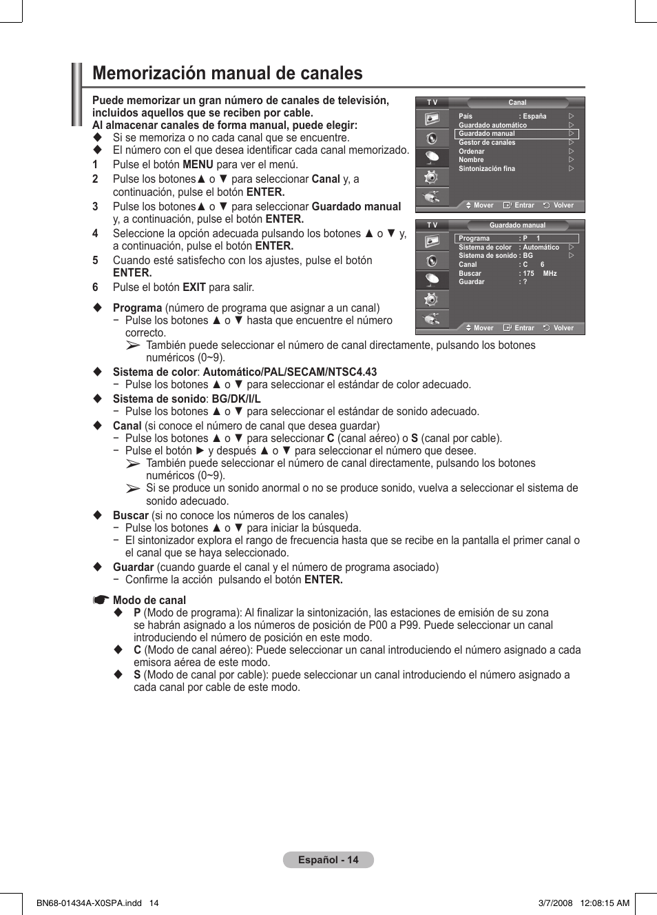 Samsung PS50A551S3R User Manual | Page 265 / 601