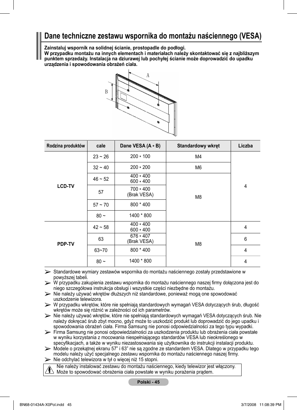 Samsung PS50A551S3R User Manual | Page 446 / 601