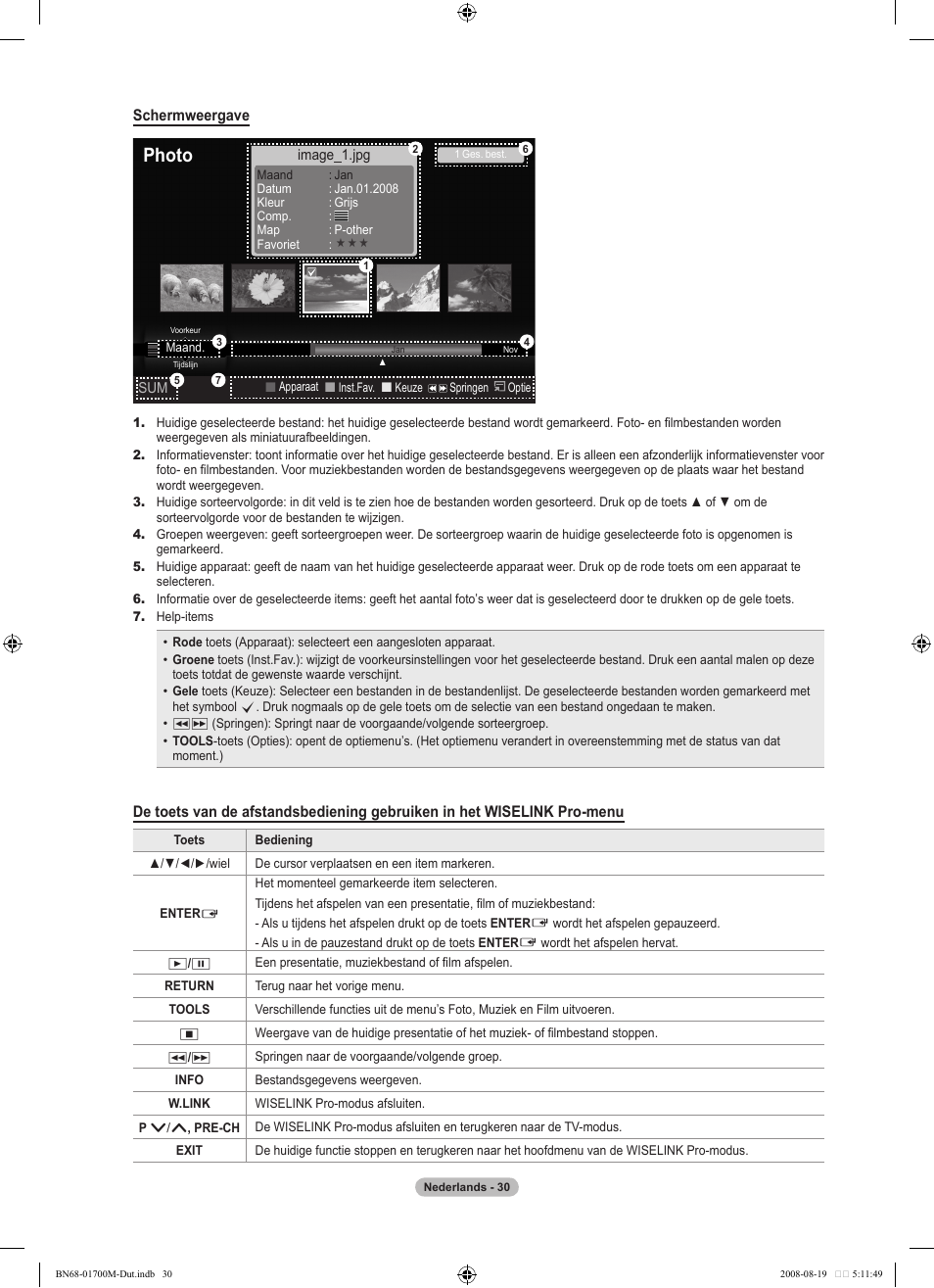 Photo, Schermweergave | Samsung LE46A756R1M User Manual | Page 212 / 422