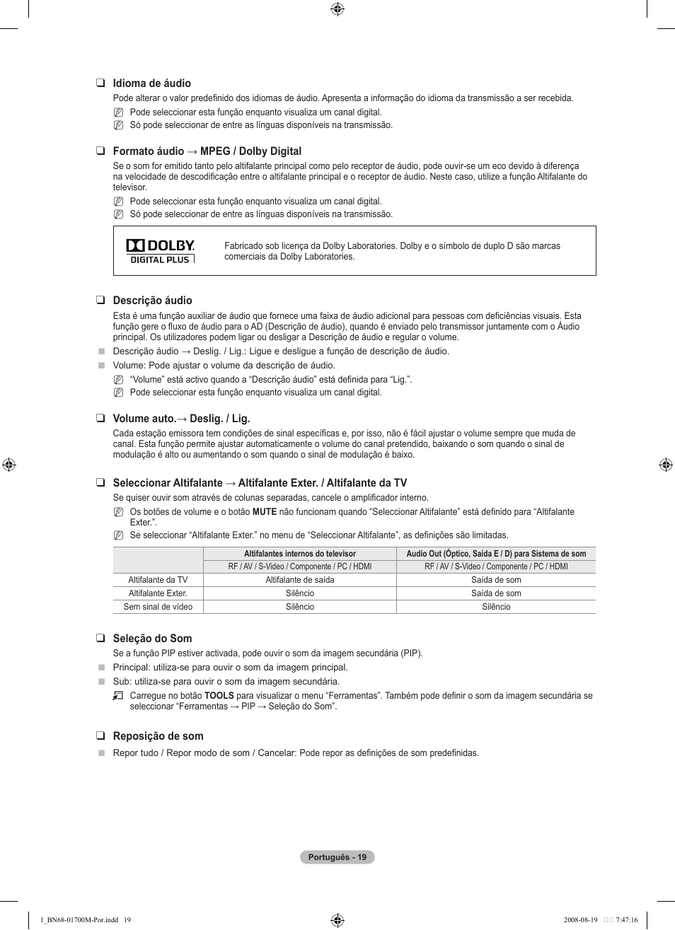 Samsung LE46A756R1M User Manual | Page 261 / 422