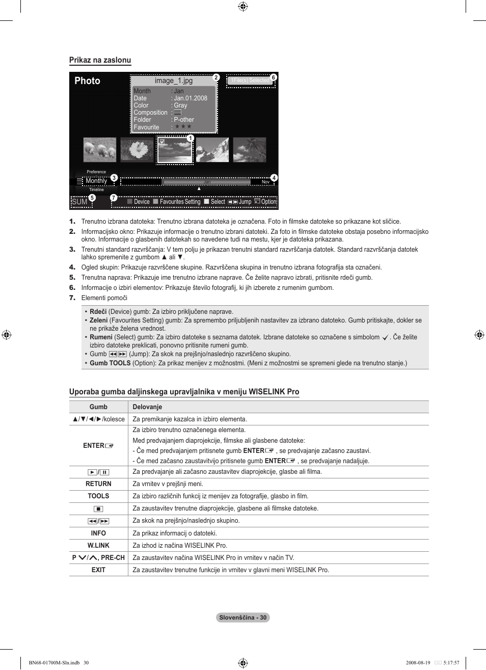 Photo, Prikaz na zaslonu | Samsung LE46A756R1M User Manual | Page 332 / 422