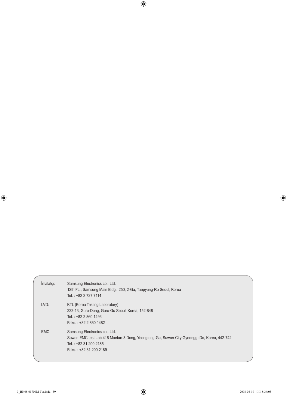 Samsung LE46A756R1M User Manual | Page 421 / 422