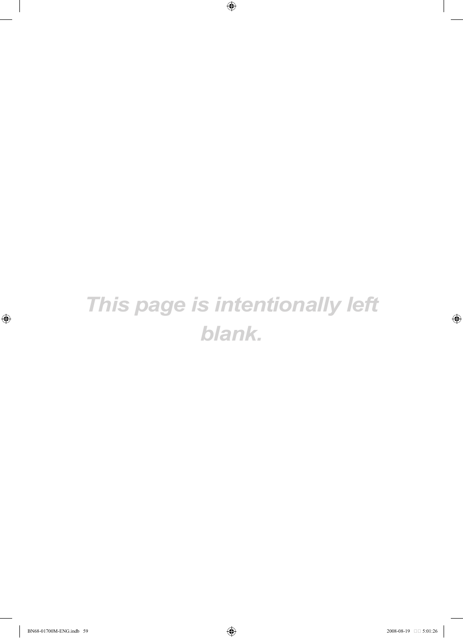This page is intentionally left blank | Samsung LE46A756R1M User Manual | Page 61 / 422