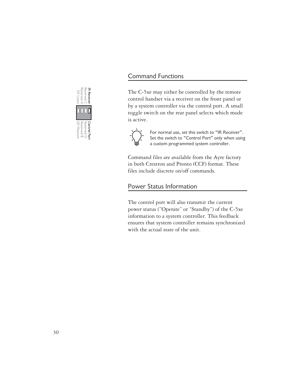 Ayre Acoustics C-5xe User Manual | Page 32 / 40