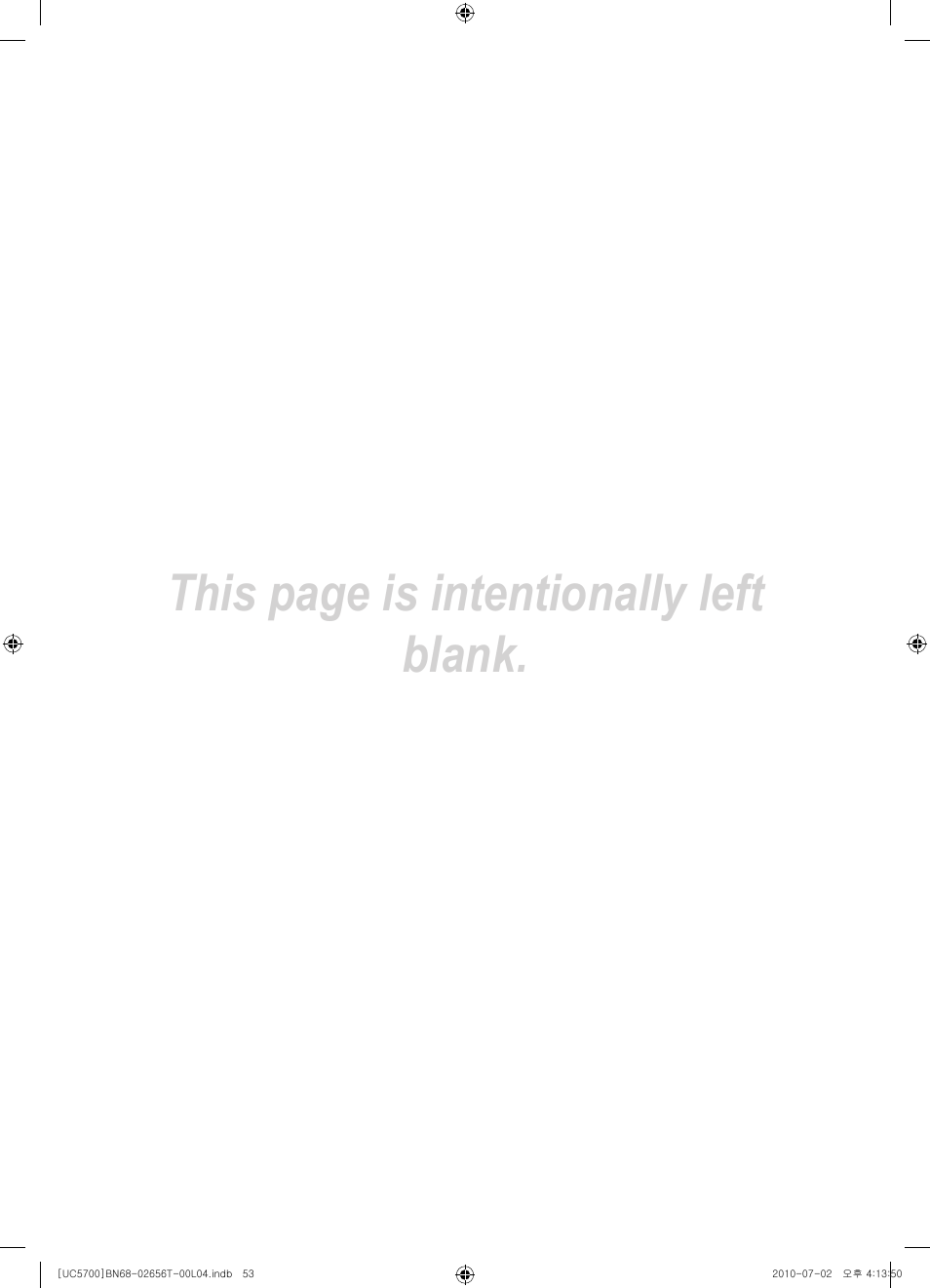 This page is intentionally left blank | Samsung UE40C5700QS User Manual | Page 157 / 209