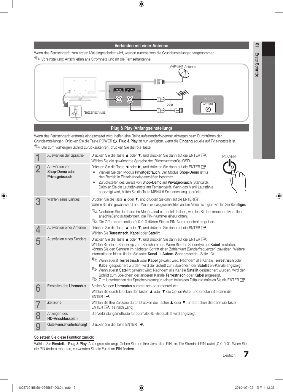 Samsung UE40C5700QS User Manual | Page 59 / 209