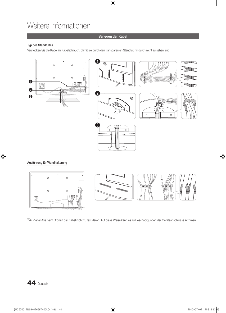 Weitere informationen | Samsung UE40C5700QS User Manual | Page 96 / 209