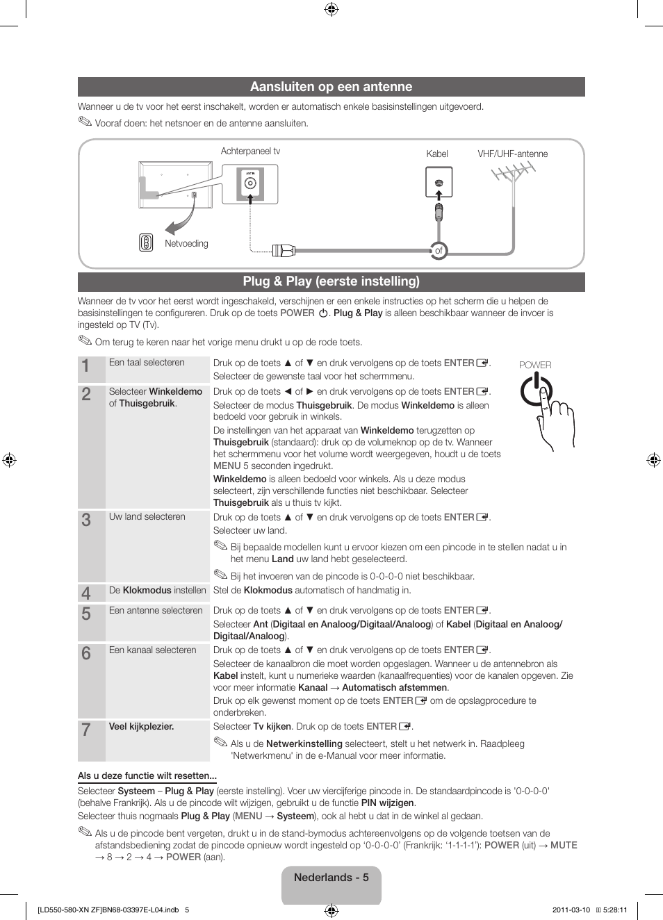 Samsung LE37D550K1W User Manual | Page 53 / 65