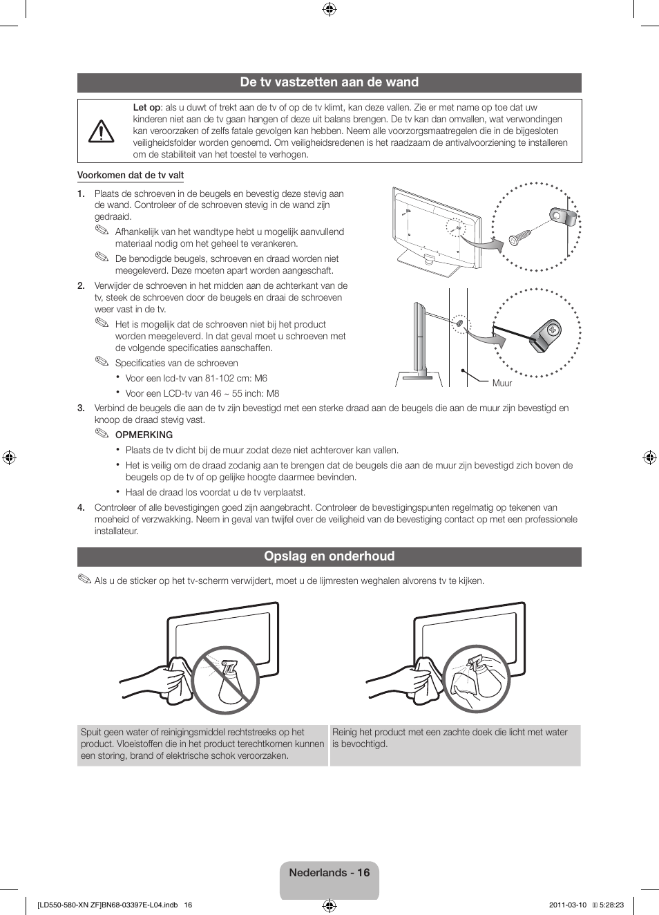 Samsung LE37D550K1W User Manual | Page 64 / 65