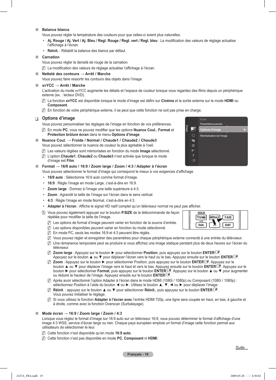 Samsung PS50B579T6S User Manual | Page 122 / 197