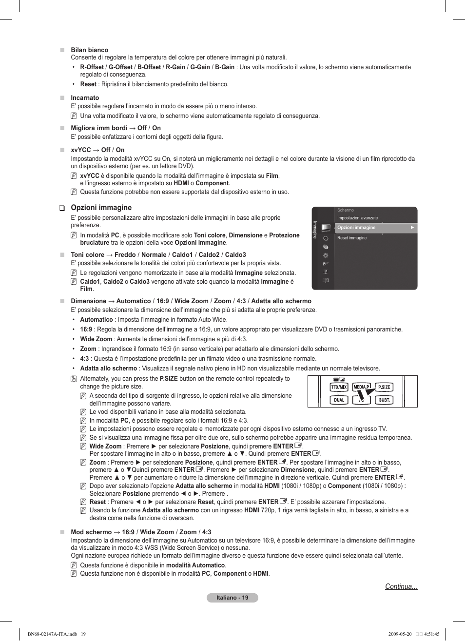 Samsung PS50B579T6S User Manual | Page 168 / 197