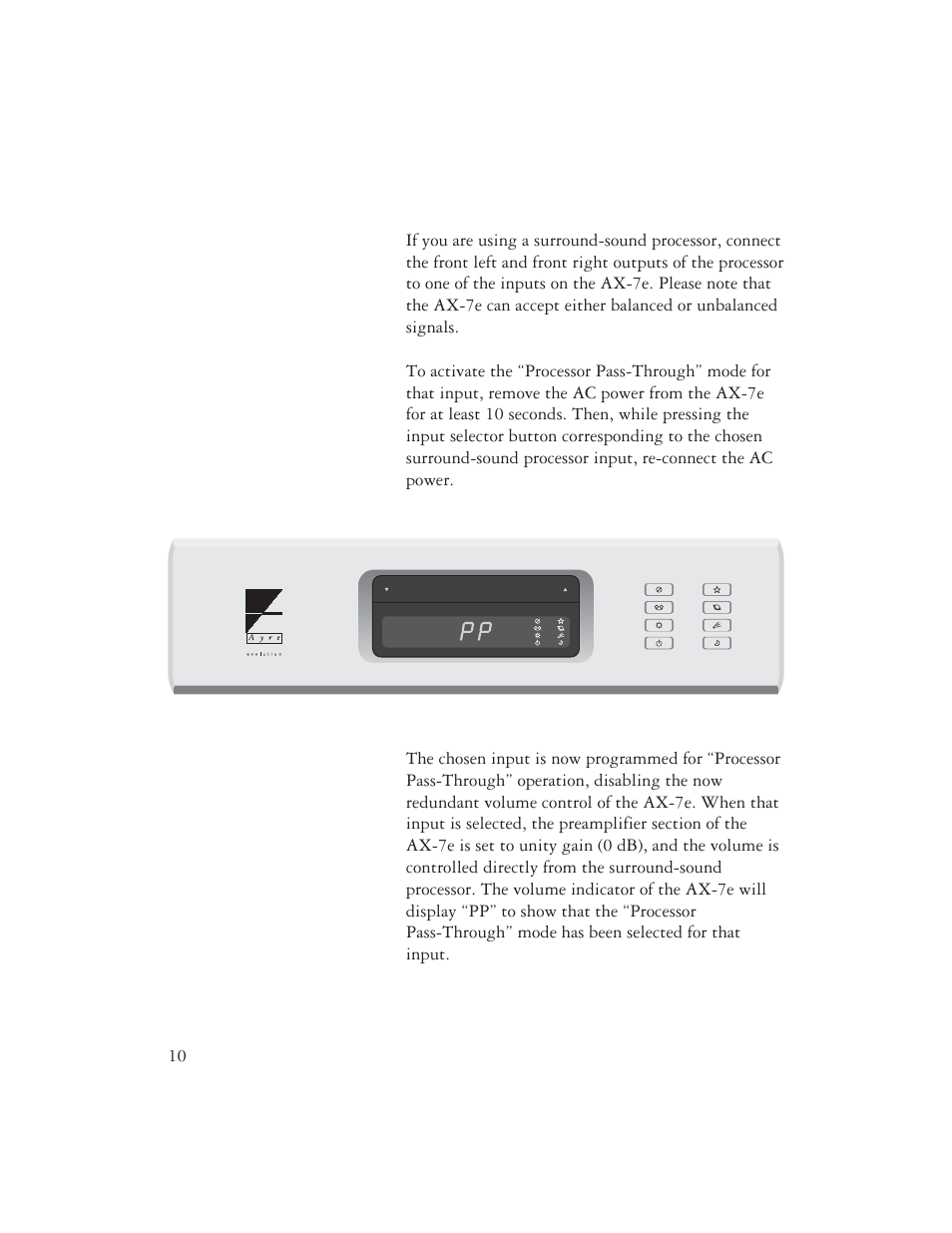 AYRE AX-7e User Manual | Page 12 / 20