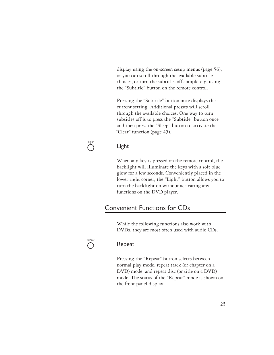 Convenient functions for cds | Ayre Acoustics DX-7 User Manual | Page 27 / 88