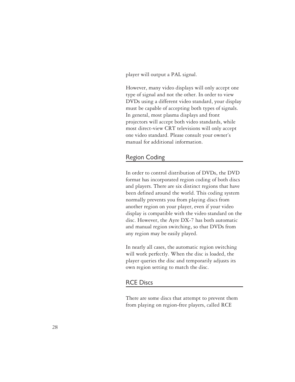Ayre Acoustics DX-7 User Manual | Page 30 / 88