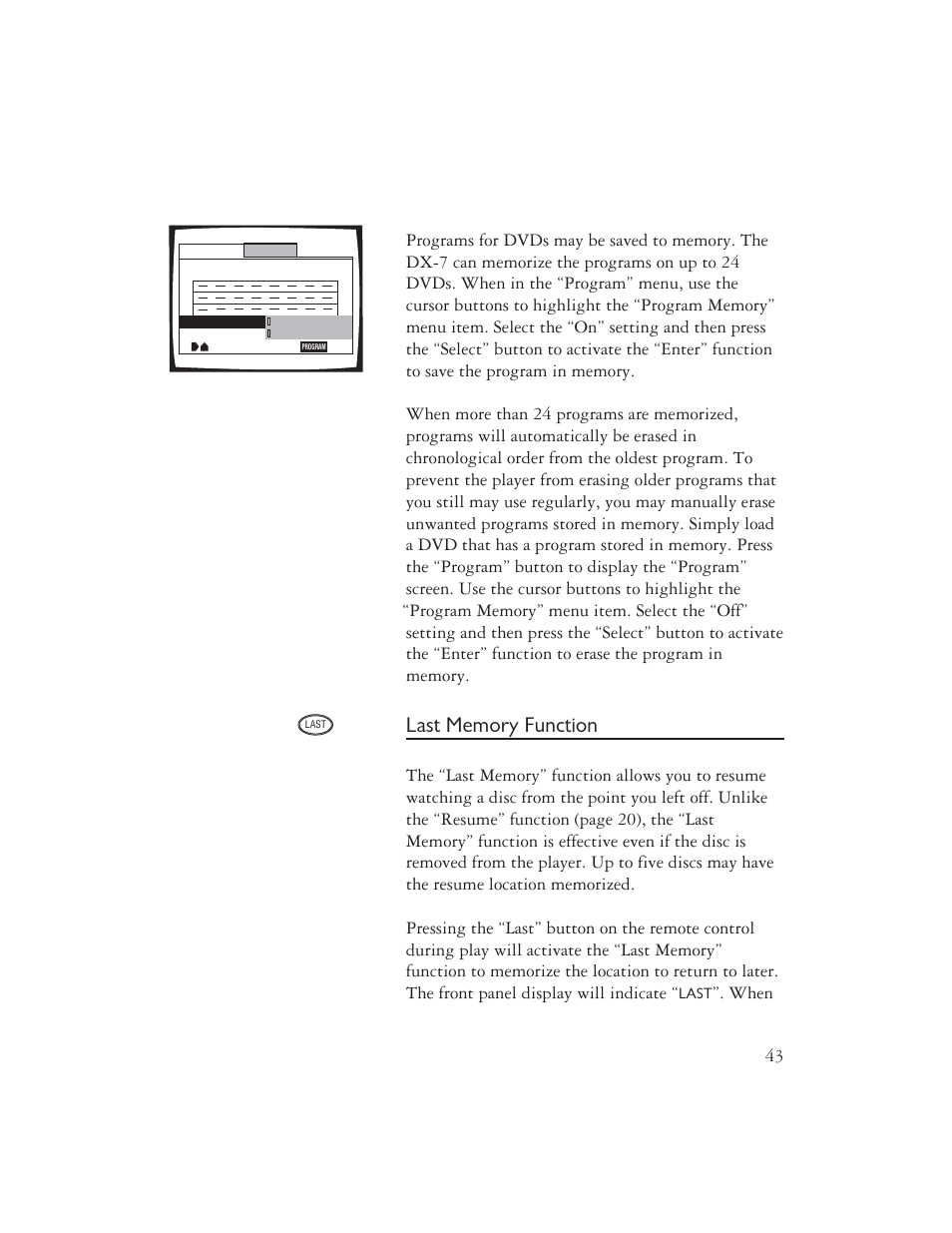 When 43 | Ayre Acoustics DX-7 User Manual | Page 45 / 88