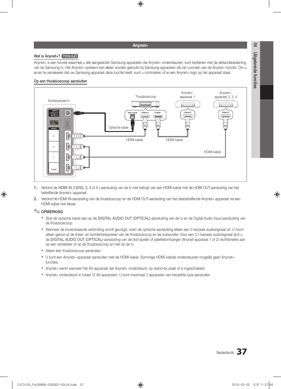 Samsung UE37C5100QW User Manual | Page 187 / 201