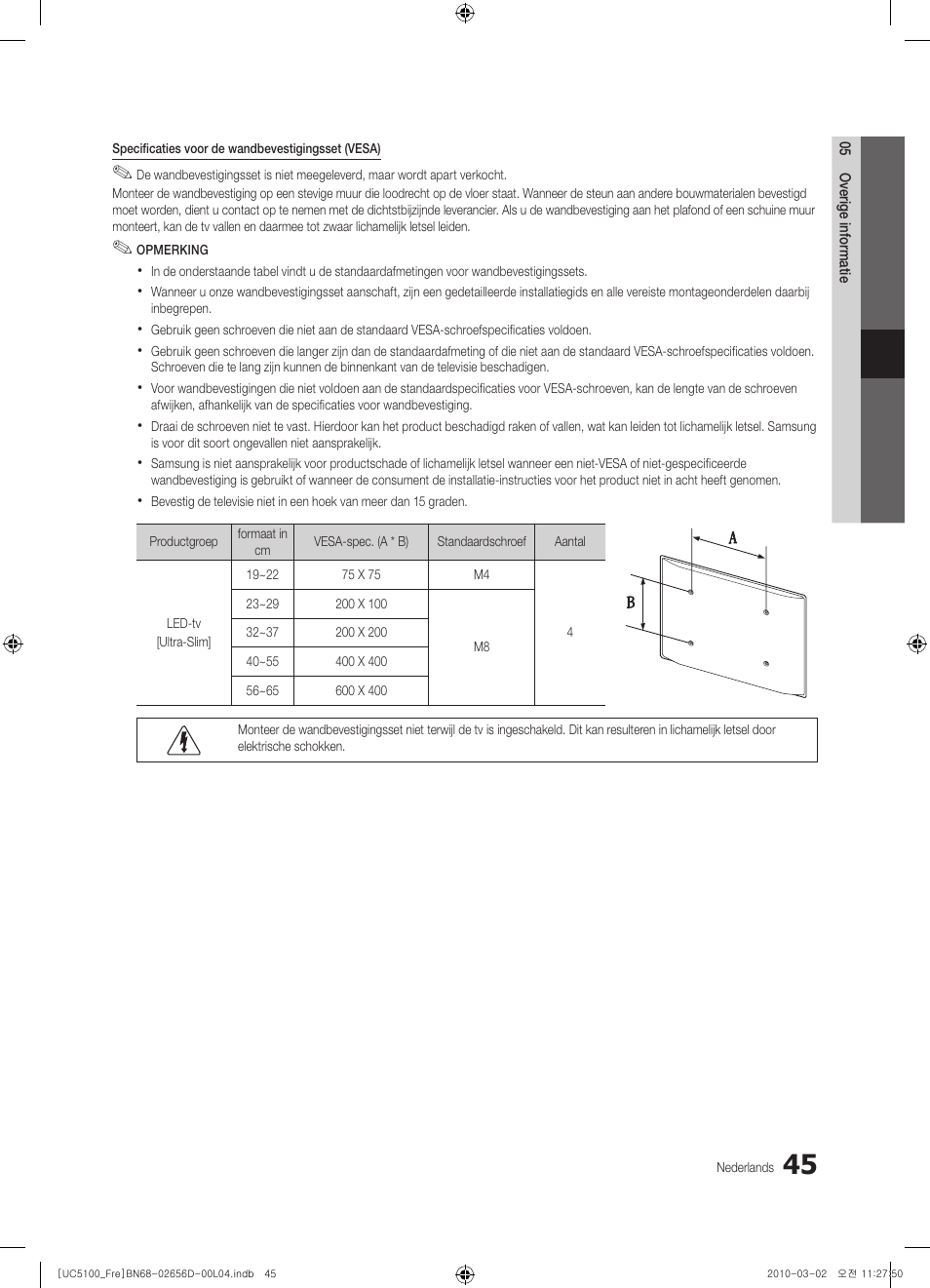 Samsung UE37C5100QW User Manual | Page 195 / 201