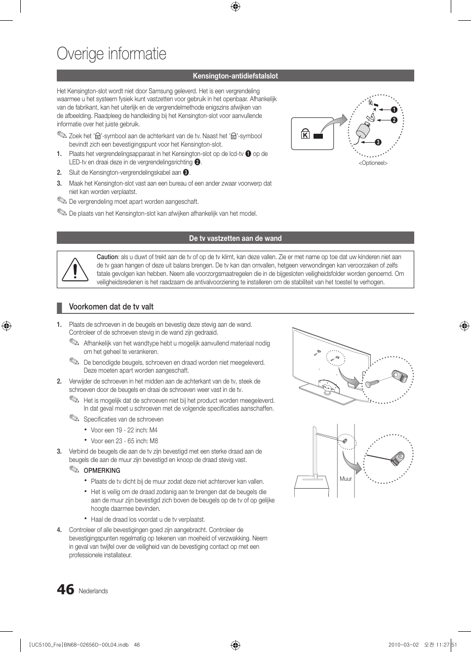 Overige informatie | Samsung UE37C5100QW User Manual | Page 196 / 201