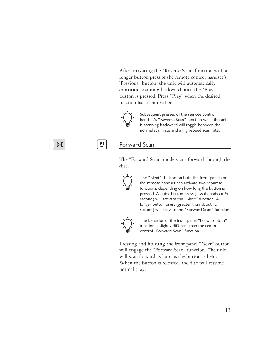 Forward scan | AYRE C-5xe User Manual | Page 15 / 40