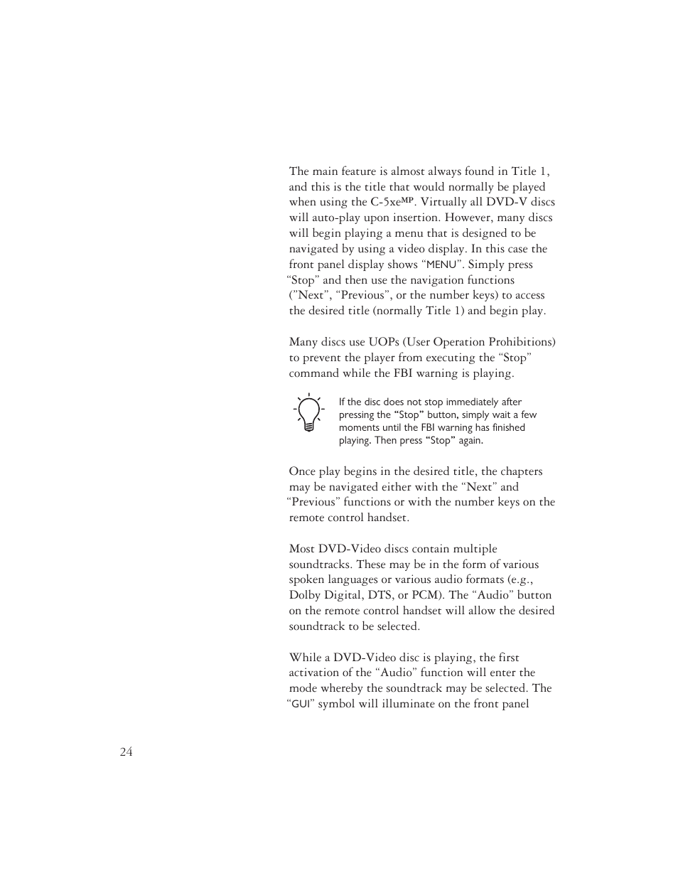 AYRE C-5xe User Manual | Page 26 / 40