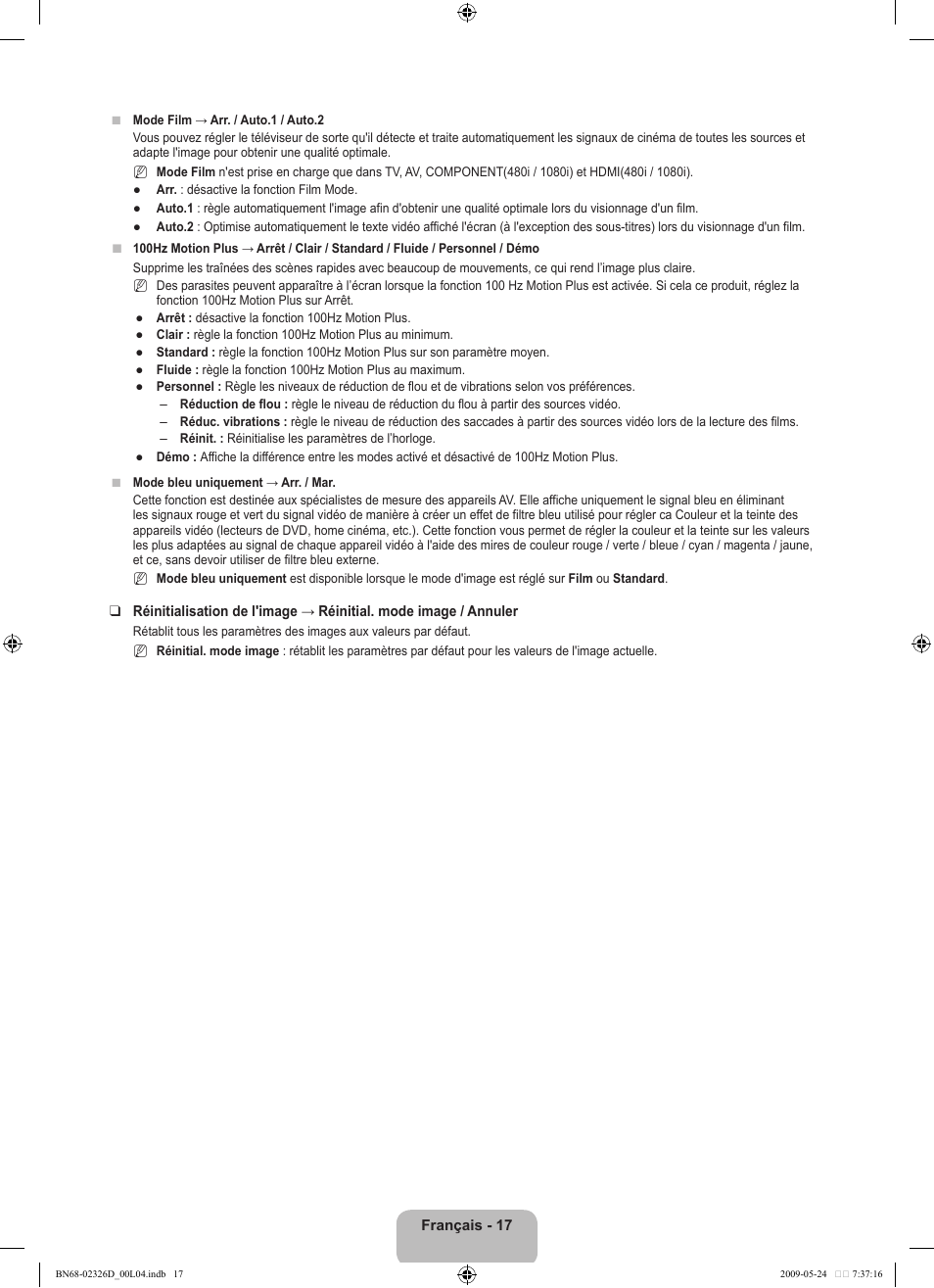 Samsung LE46B620R3P User Manual | Page 125 / 204