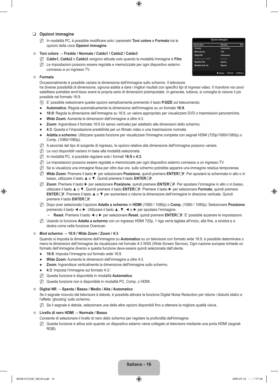 Samsung LE46B620R3P User Manual | Page 170 / 204