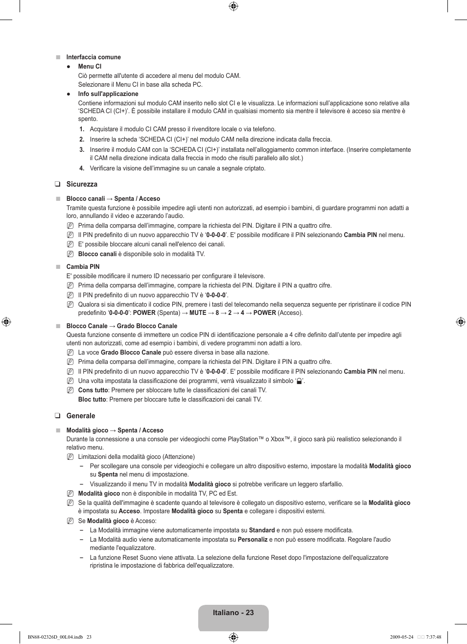 Samsung LE46B620R3P User Manual | Page 177 / 204