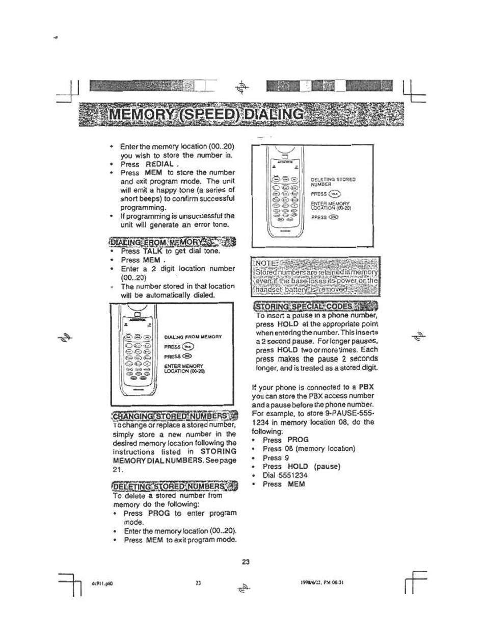 Í¿t 0 ríngvspecteco de^irími | Audiovox DT 911 User Manual | Page 23 / 23