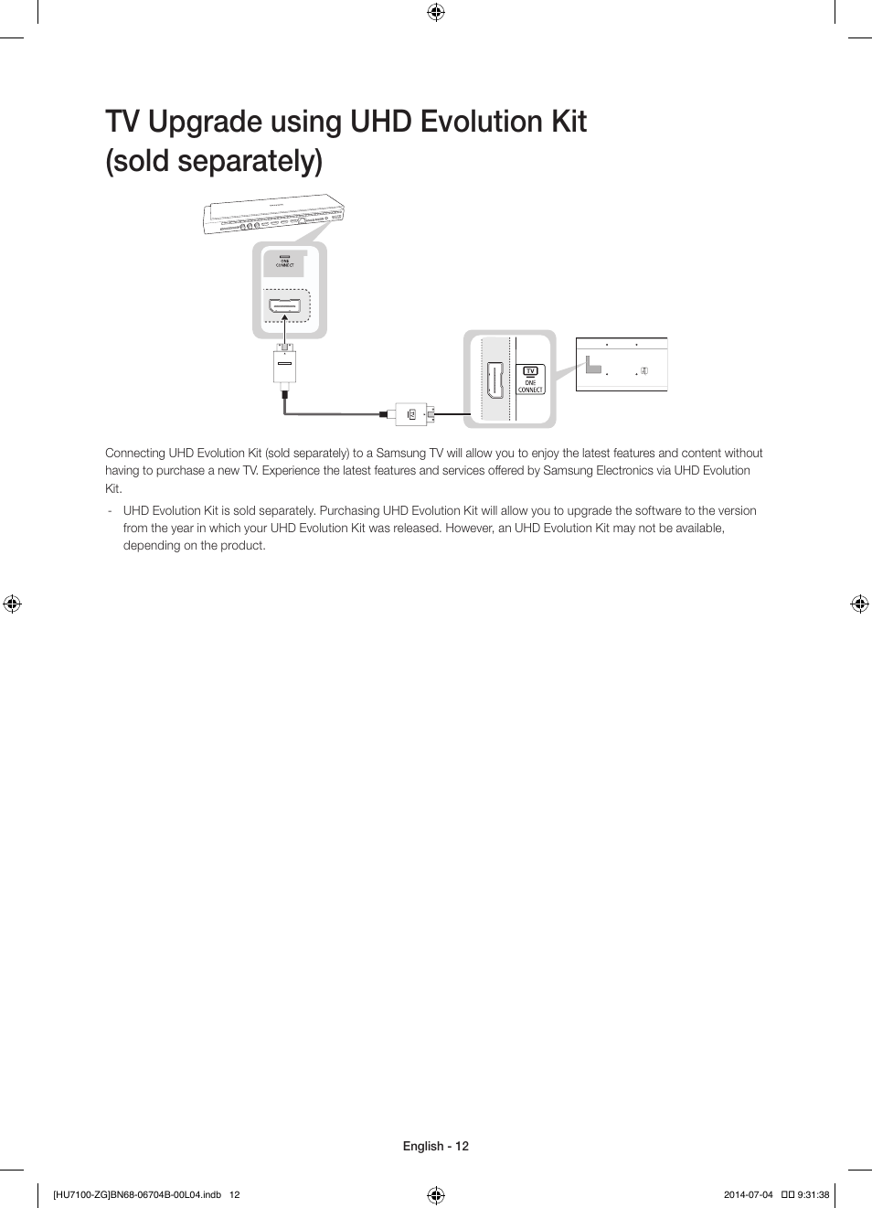 Samsung UE65HU7100S User Manual | Page 12 / 82