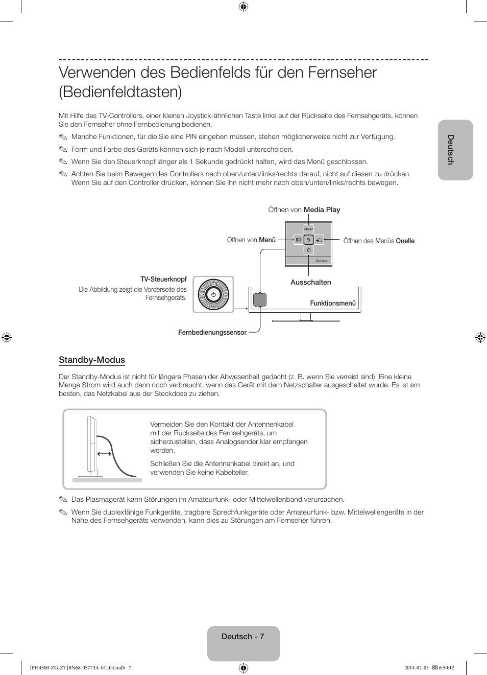 Samsung PE43H4500AW User Manual | Page 29 / 91