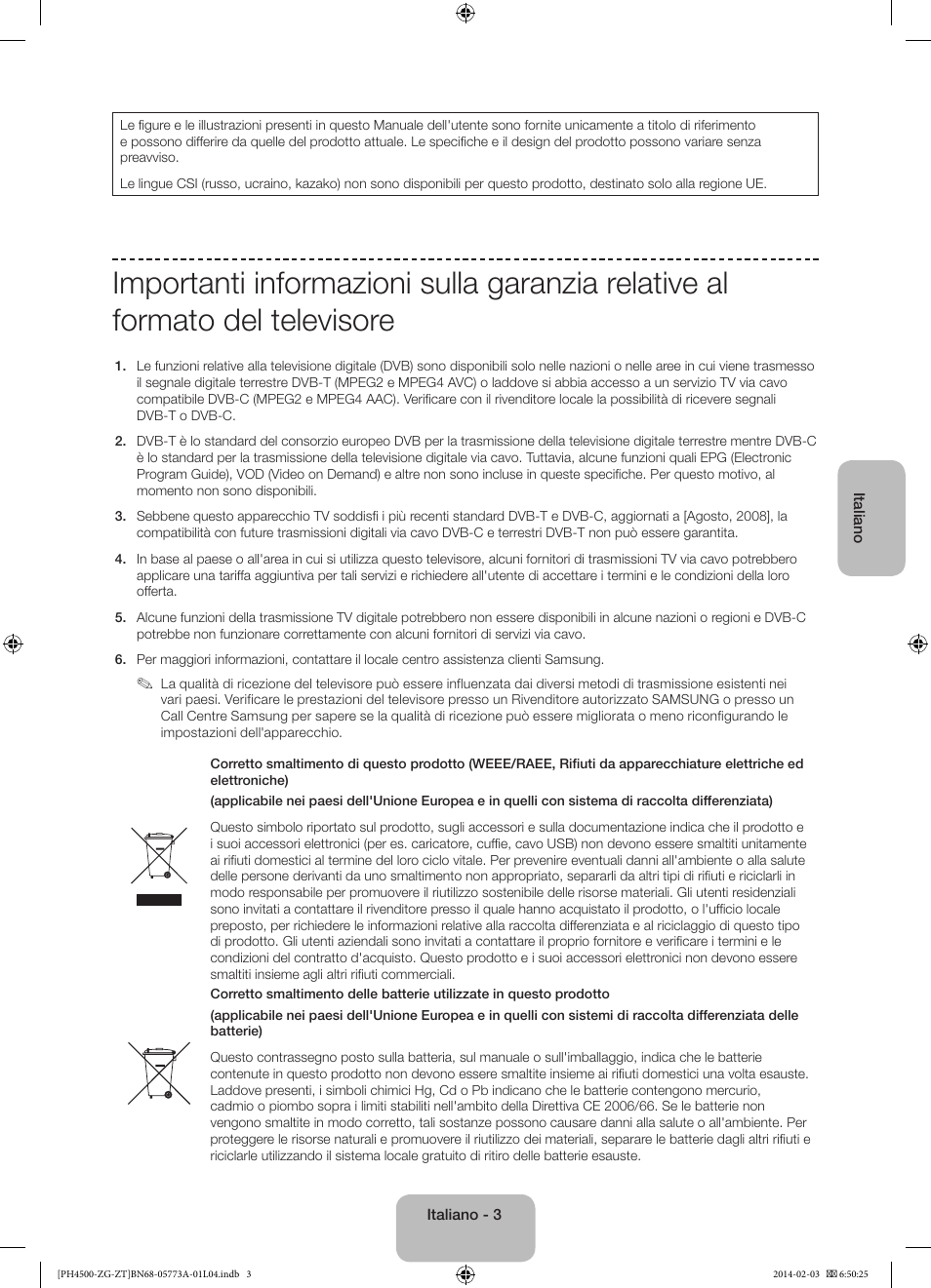 Samsung PE43H4500AW User Manual | Page 69 / 91