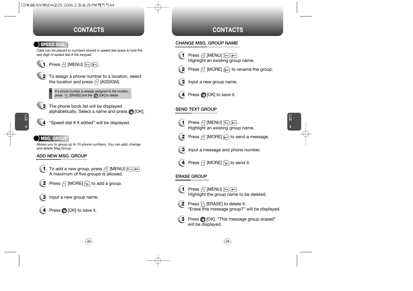 Audiovox VOX 8610 User Manual | Page 24 / 54