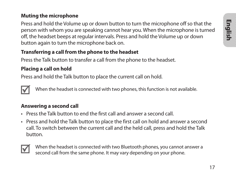 Samsung HM-1300 User Manual | Page 19 / 149
