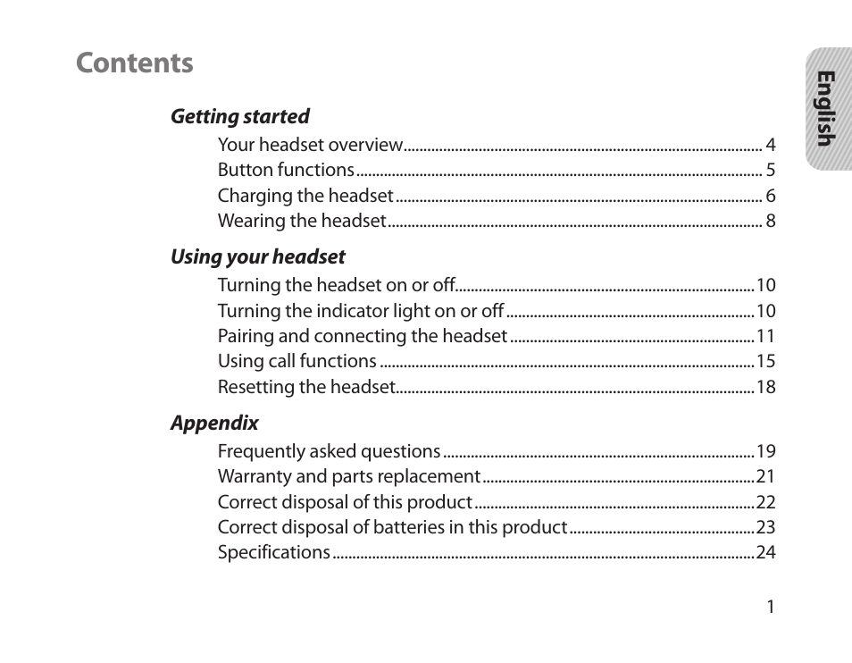 Samsung HM-1300 User Manual | Page 3 / 149